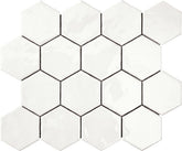 Marazzi Artistic Reflections 3" X 3" Hexagon Glossy Artic