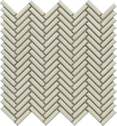 Emser Regala 11"x11" Mini Herringbone Mosaic 1"x2" Polished Bequest
