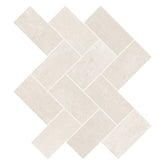 Daltile Advantage 12" X 14" Herringbone Mosaic 2" X 4" Aria White
