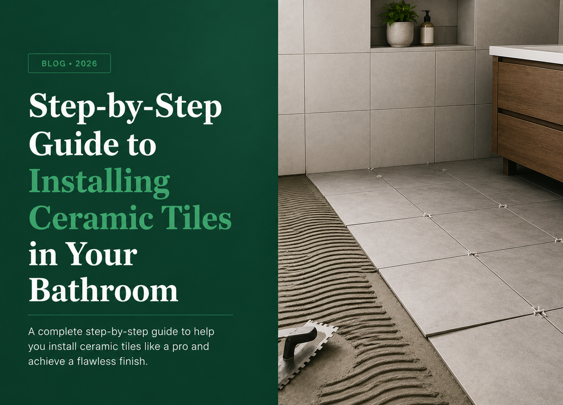 Step-by-Step Guide to Installing Ceramic Tiles in Your Bathroom