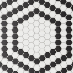 Bedrosians Le Cafe 1" x 1" Deco Design Mosaic  Deco Design 4