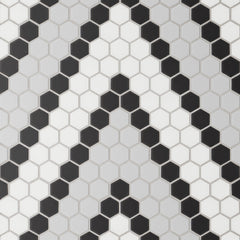 Bedrosians Le Cafe 1" x 1" Deco Design Mosaic  Deco Design 8