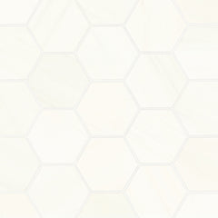 Bedrosians Marble 12" X 12" 3" Hexagon Mosaic Honed Dolomite