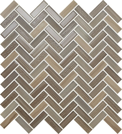 American Olean Serentina 12" X 12" Herringbone Solitude
