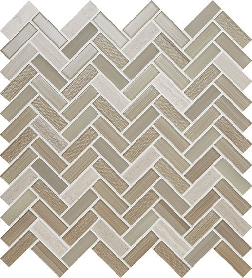 American Olean Serentina 12" X 12" Herringbone Accord
