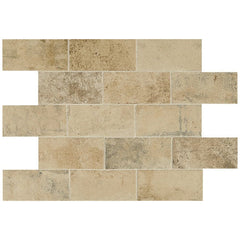 Daltile Brickwork 4" X 8" Distressed Mate Atrium