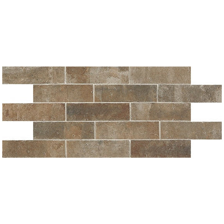 Daltile Brickwork 2" X 8" Distressed Mate Patio