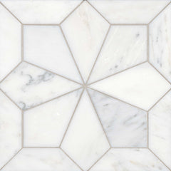 Bedrosians Blomma 12" x 12" Bianco