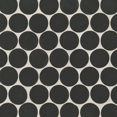 Bedrosians Makoto 10" x 10" Round Matte  Kuroi Black