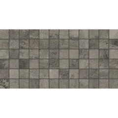 Daltile Slate Attache 2" X 2" Straight Joint Meta Dark Gray