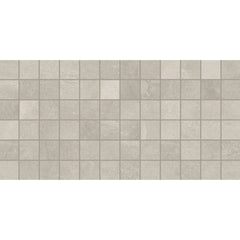Daltile Slate Attache 2" X 2" Straight Joint Meta Light Gray