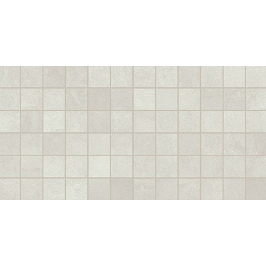 Daltile Slate Attache 2" X 2" Straight Joint Meta White