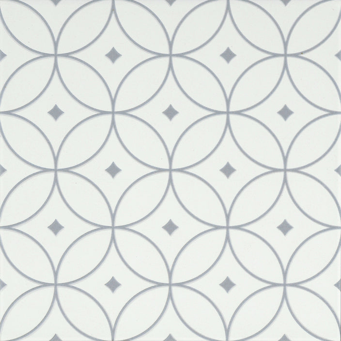 Emser Geometry 10"x10" Atom Gray