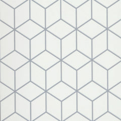 Emser Geometry 10"x10" Cube Gray