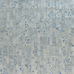 Marazzi Rice 2" X 6"  Grigio Deco Leaf