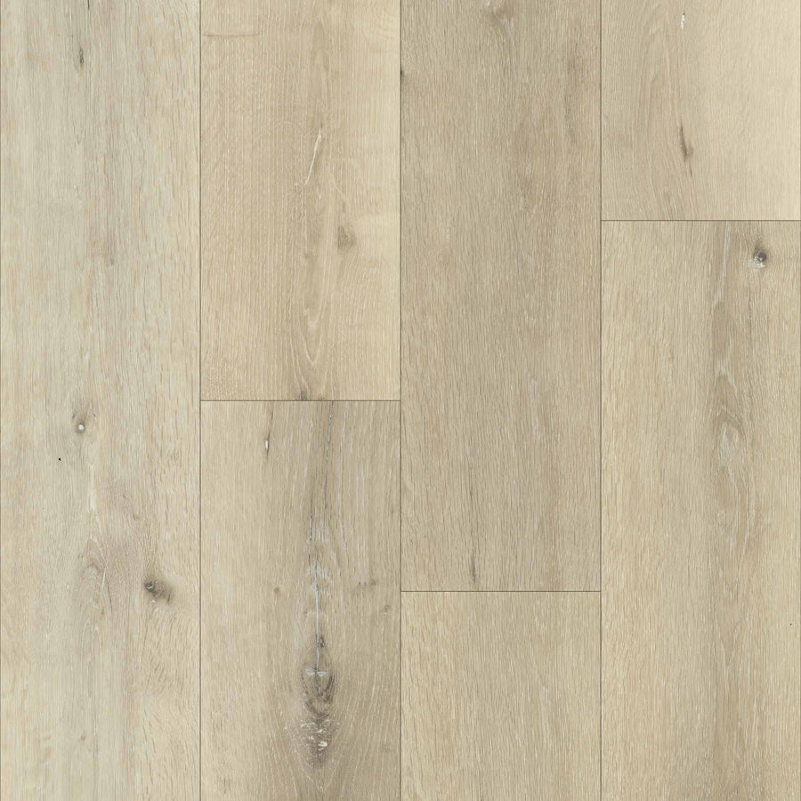 Happy Feet Stone Elegance II 7.25" x 48" 6.2mm 20 mil Stabilicor Plus (SPC) Plantation Oak
