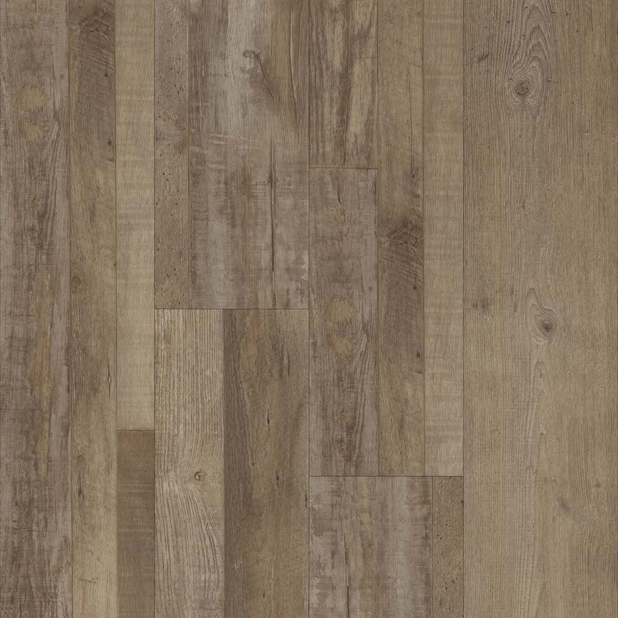 Happy Feet Mustang 9" x 36" 4.5mm 12 mil  Stabilicor Plus (SPC) Barnwood