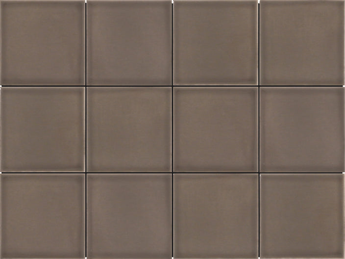 Emser Kaze 12"x16" Mosaic 3.86"X3.86" Polished Taupe