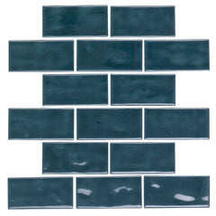 Marazzi Artezen 2" X 4" Brick Joint Deep Blue