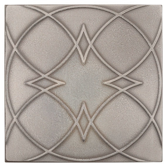 Marazzi Geometal 6" X 6" Ornamental Nickel