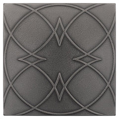 Marazzi Geometal 6" X 6" Ornamental Gunmetal