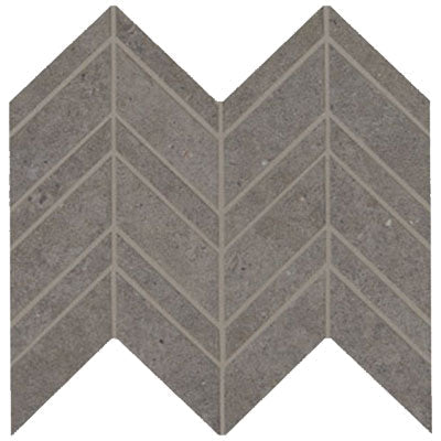 Marazzi Modern Formation 12" X 13" Chevron Smoky Ridge