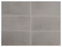 Marazzi Moroccan Concrete 12" X 24" Stepwise Matte Gray