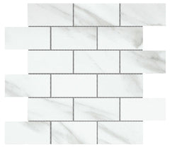 Emser Nobleza 12"x12" Off-set Mosaic 2"x4" Matte Astrga