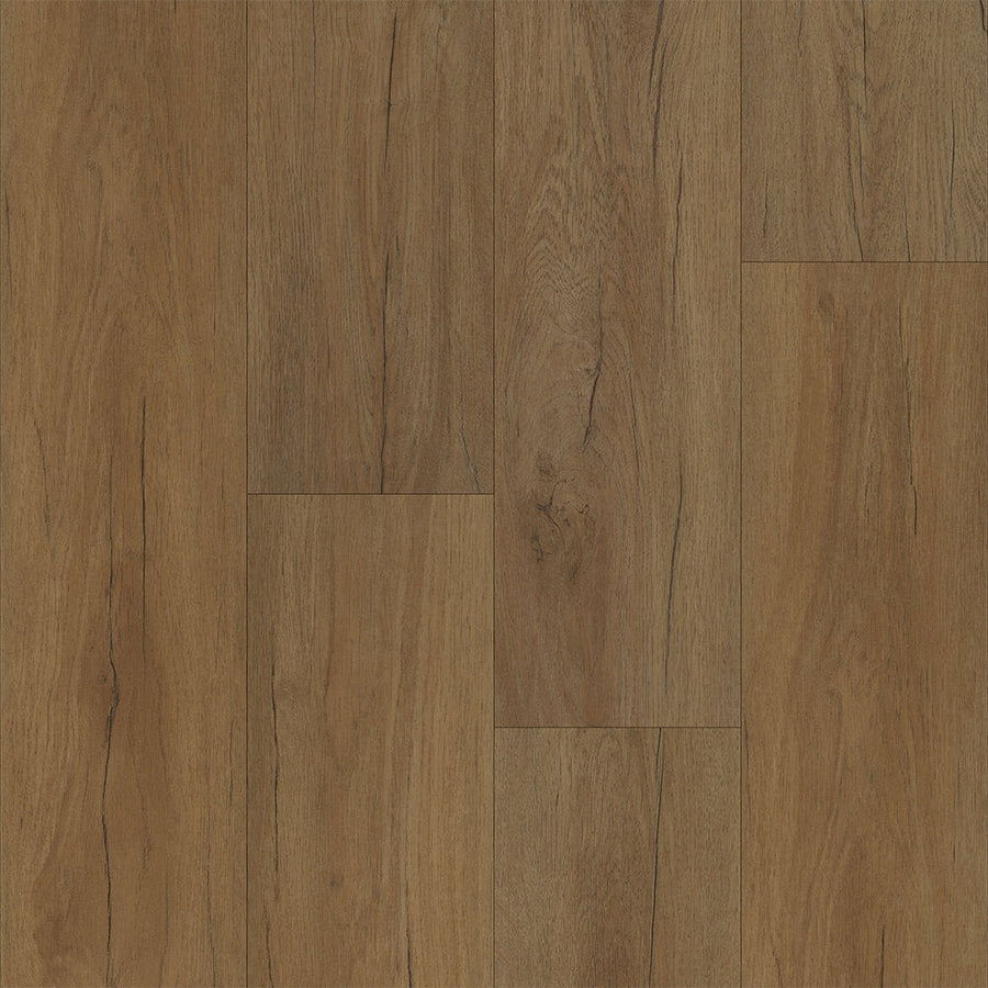 Happy Feet Perseverance 9" x 60" 6.5mm 20 mil  Stabilicor Plus (SPC) Tawny