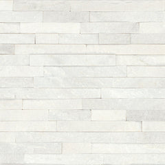 Bedrosians Slate 6" X 24" Ledger Split Face Glacier White