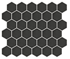 Emser Savvy 11"x12" Hexagon Mosaic 2"x2" Polished Pewter