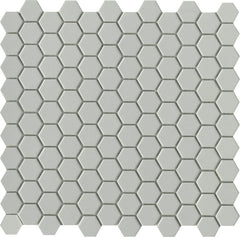 Emser Source 11"x11" Hexagon Mosaic 1"x1" Gray