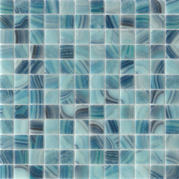 Emser Waterlace 12"x12" Mosaic 1"x1" Polished Gau