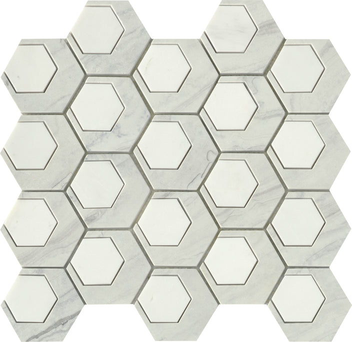 Emser Catalyst 13"x14" Mosaic 3"X3.5" Hydrogen