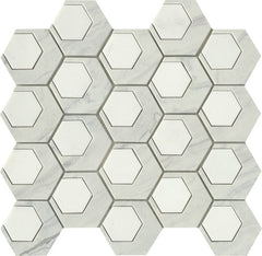 Emser Catalyst 13"x14" Mosaic 3"X3.5" Hydrogen