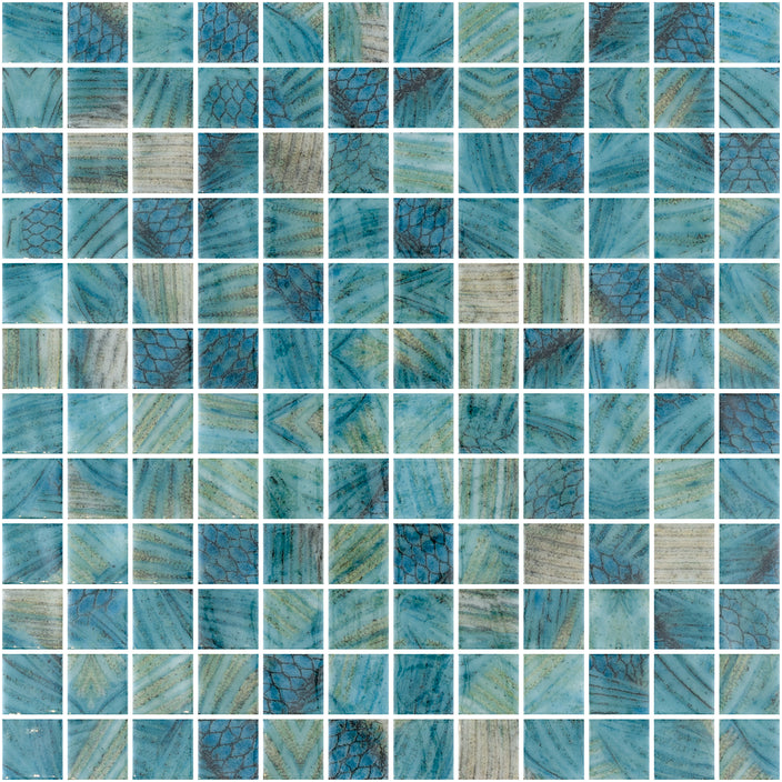 Emser Waterlace 12"x12" Mosaic 1"x1" Polished Mana