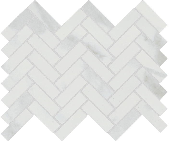 Emser Vara 10"x13" Herringbone Mosaic 1"x3" Mattte Varzo