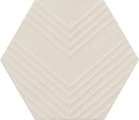Marazzi Rhyme And Reason 4" X 5" Hexagon Ripple Mix  Canvas