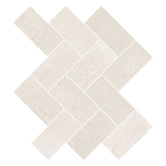 Daltile Advantage 12" X 14" Herringbone Mosaic 2" X 4" Aria White