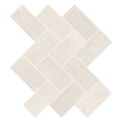 Daltile Advantage 12" X 14" Herringbone Mosaic 2" X 4" Aria White