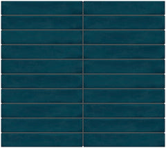 Daltile Artcrafted 12" X 10" Straight Joint Mosaic 1" X 6" Tide