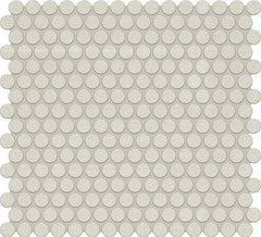 Marazzi Inyo 13" X 11" Penny Rounds Microban Mosaic Crema