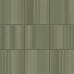Marazzi Rhyme And Reason 6" X 6" Ripple Mix  Artichoke