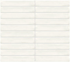 Daltile Artcrafted 12" X 10" Straight Joint Mosaic 1" X 6" Coconut