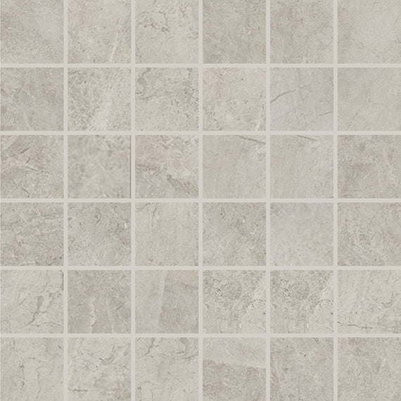 Daltile Advantage 12" X 12" Straight Joint Mosaic 2" X 2" Light Gray