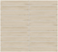 Daltile Artcrafted 12" X 10" Straight Joint Mosaic 1" X 6" Dune
