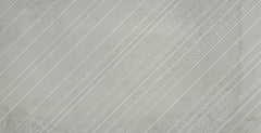Emser Borigni Diagonal -L 18"x35"  Gray