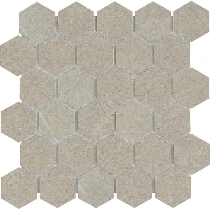 Emser Solara 10"x11" Hexagon Mosaic 2"  Meriva