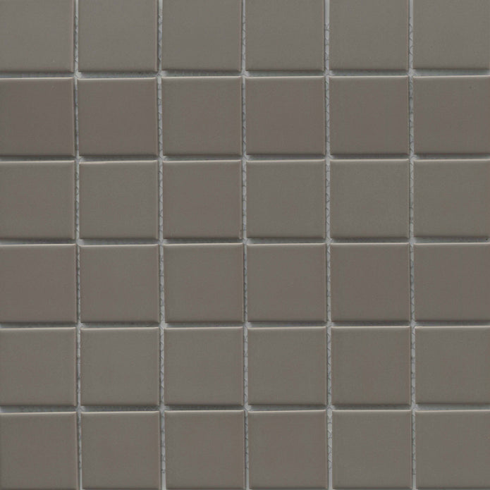 Emser Catch 12"x12" Mosaic 2"x2" Matte Taupe