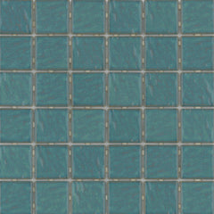 Emser Afloat 12"x12" Mosaic 2"x2" Aqua